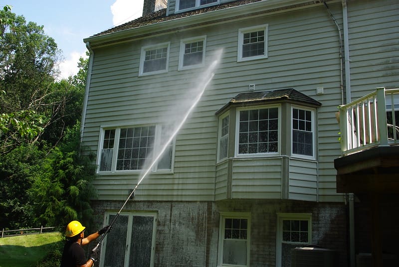 How to prep and wash your house with a pressure washer